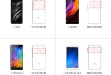 盤點所有小米手機的NFC天線位置